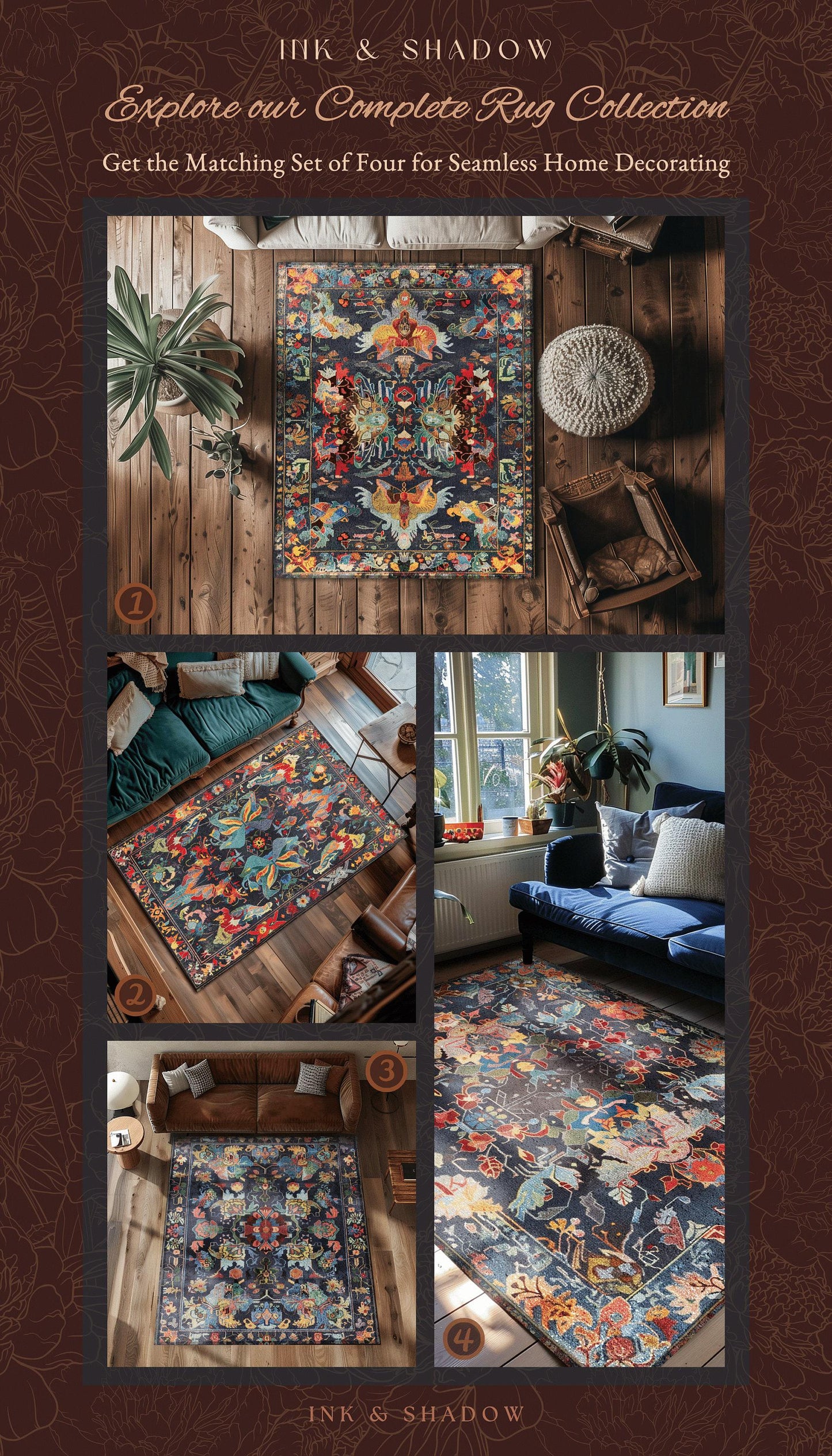 Colorful Area Rug Rainbow Style | Trippy Aesthetic Living Room Home Decor Hippie Gift Cottagecore Psychedelic Bedroom Mat Multi-Color Art