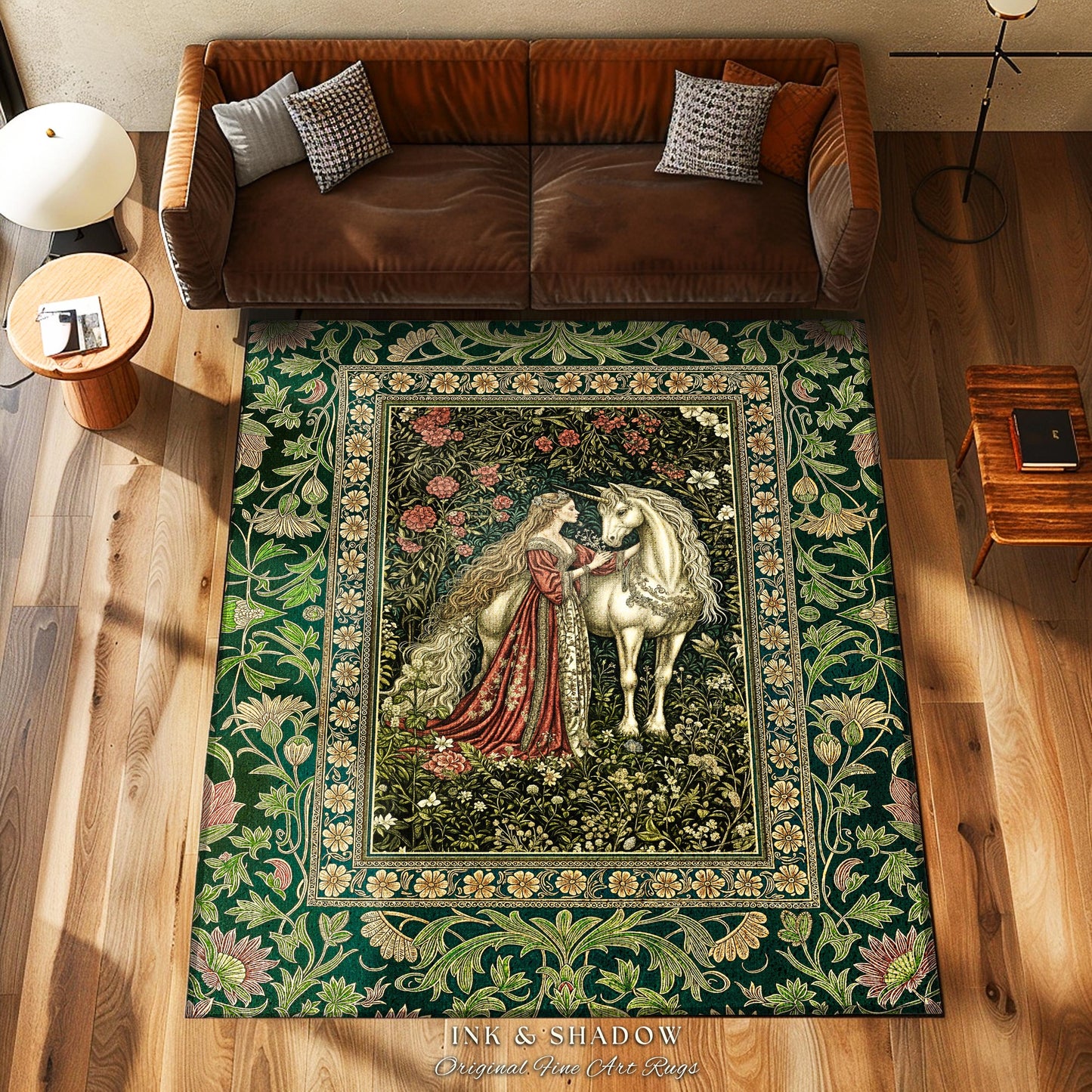 Fantasy Fairytale Princesscore Area Rug | Soft Fantasy Regency Cottagecore Bedroom Dark Romantic Home Decor Enchanted Rustic Storybook |