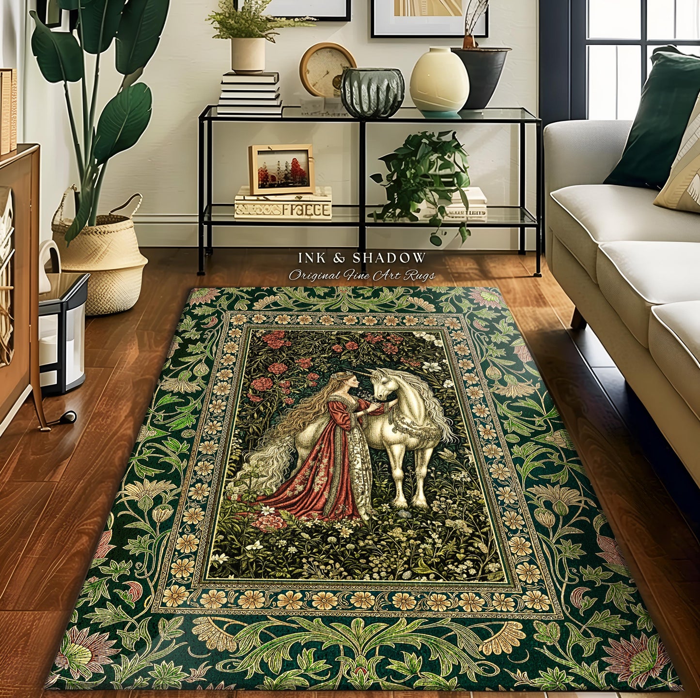 Fantasy Fairytale Princesscore Area Rug | Soft Fantasy Regency Cottagecore Bedroom Dark Romantic Home Decor Enchanted Rustic Storybook |