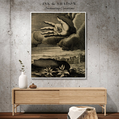 Dark Academia Tapestry Woven Blanket | Woven Wall Hanging Whimsigoth Decor | "Recueil D'emblemes Divers" | Dark Cottagecore Gothic Tapestry