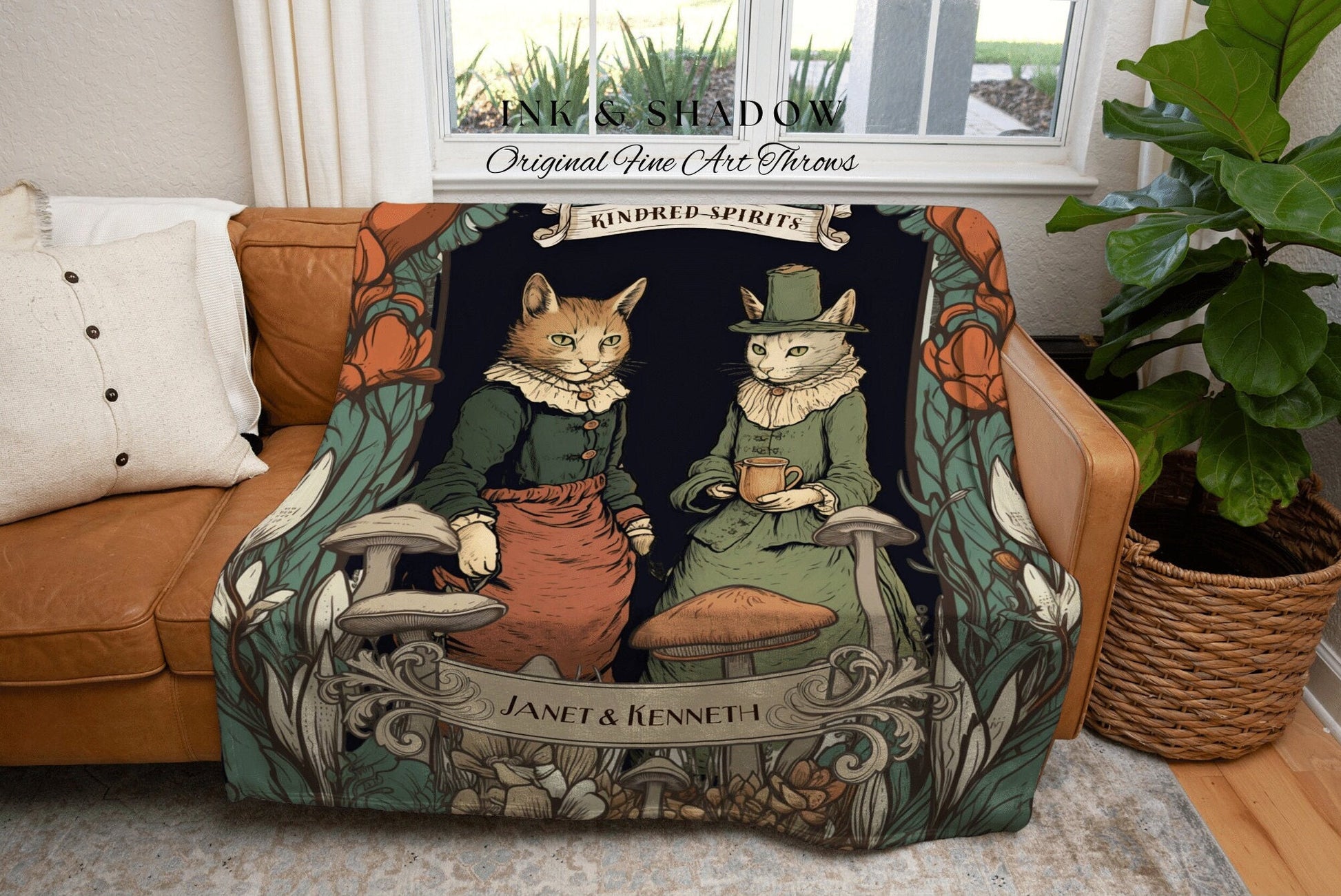 Sister Gift from Sister Tapestry Cat Blanket Best Friend Gift Custom Woven Blanket Christmas Gift From Sister Personalized Bestfriend Gift