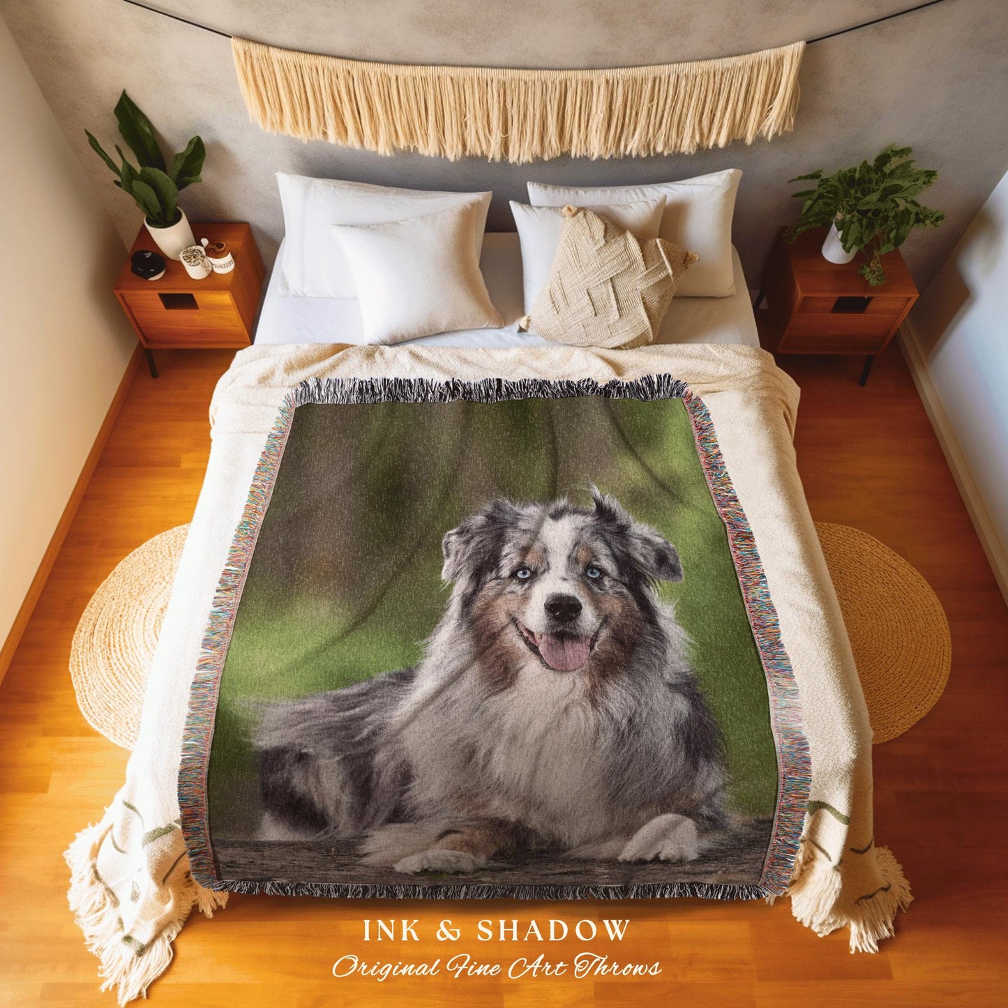 Custom Blanket Personalized Gift Make Your Own Custom Gift Design Your Own Personalized Blanket or Custom Tapestry Wall Art Ink & Shadow