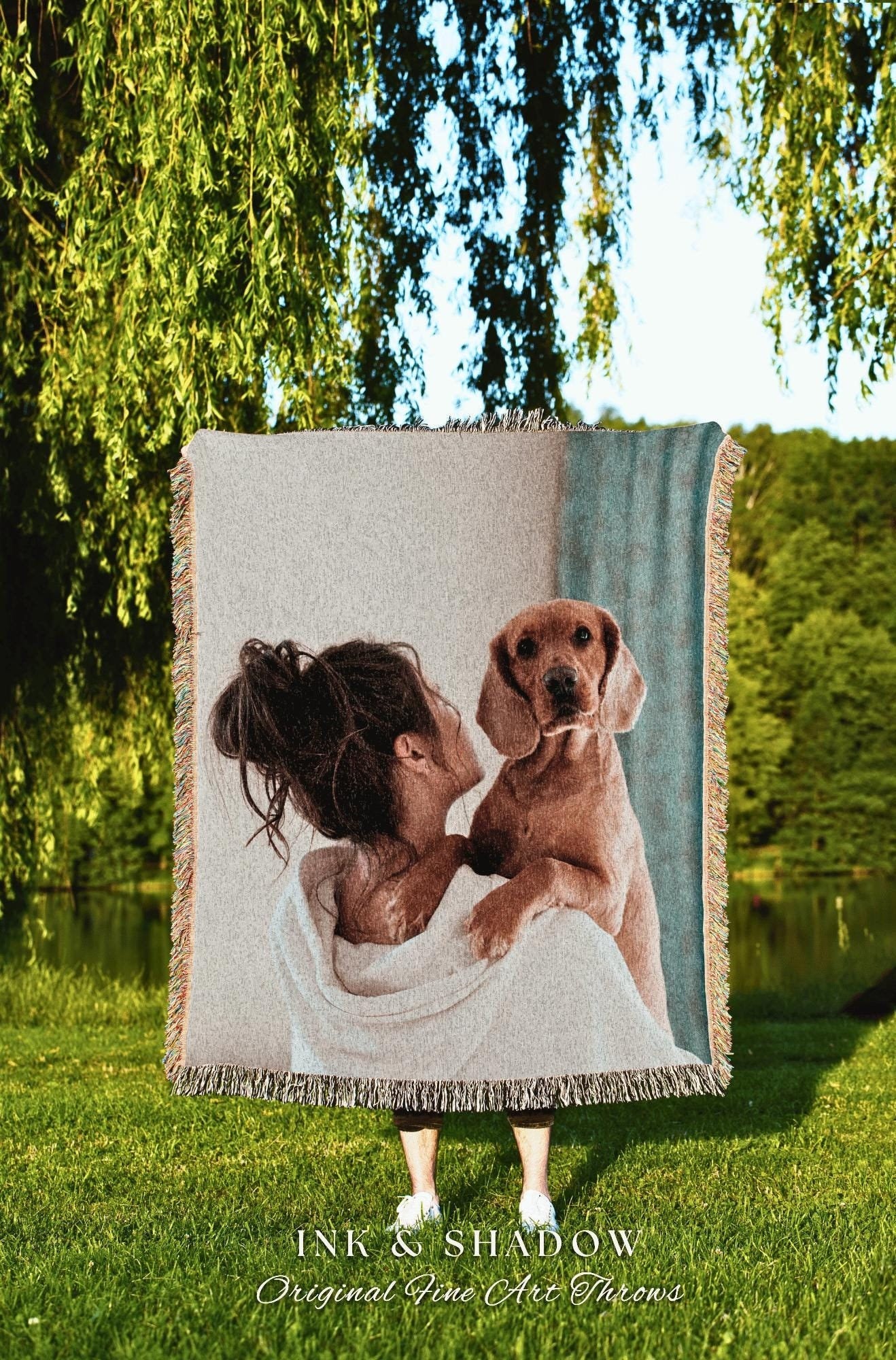 Custom Blanket Personalized Gift Make Your Own Custom Gift Design Your Own Personalized Blanket or Custom Tapestry Wall Art Ink & Shadow