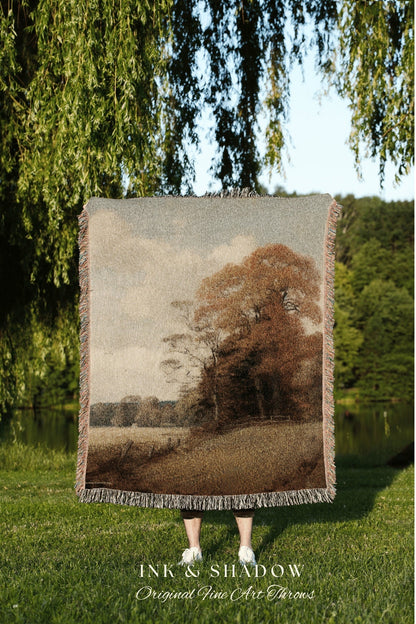 Rustic Tapestry Blanket Fall Aesthetic Wall Tapestry Woven Art Housewarming Gift | Throw Blanket Autumn Aesthetic Home Decor Vintage Fall |