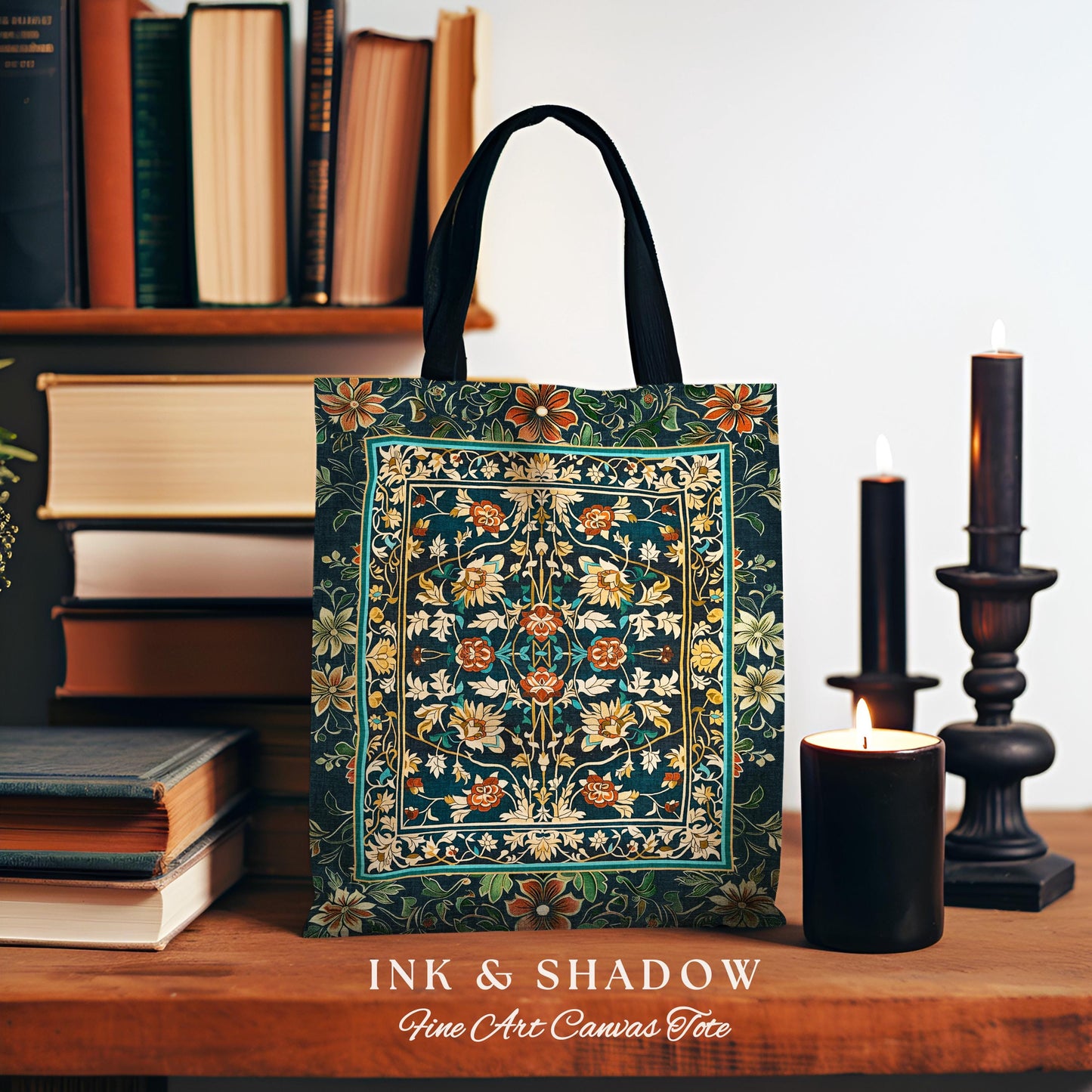 Woven Elegance Ornate Tapestry Bag | Whimsical Ethereal Renaissance Eclectic Tote Bag Antique Victorian Maximalist Everyday Bag Whimsigothic