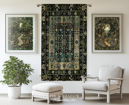 Sage Green Boho Curtains | Aesthetic Living Room Pastel Blue Home Decor Rustic Housewarming Gift Cottagecore Forest Green Bedroom Panel |