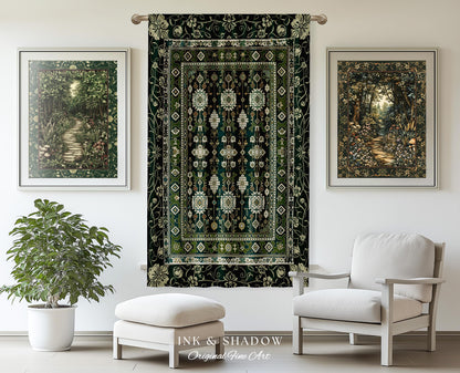 Forest Green Curtains Boho Decor Rustic Aesthetic Living Room Sage Green Home Decor | Housewarming Gift Cottagecore Bedroom Window Panels |