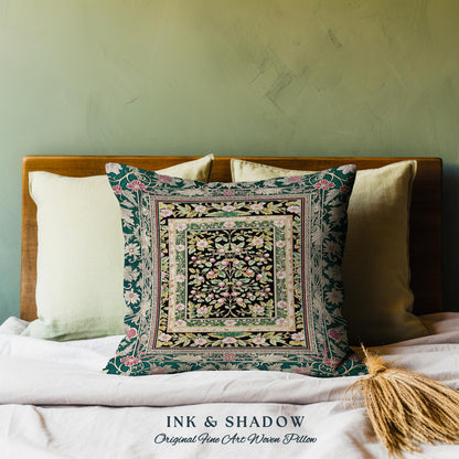Botanical Abundance Gothic Decorative Cushion Tapestry Throw Pillow
