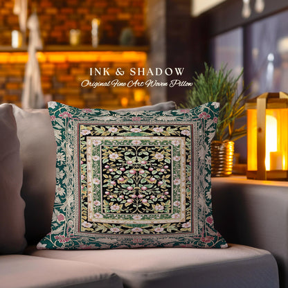 Botanical Abundance Gothic Decorative Cushion Tapestry Throw Pillow