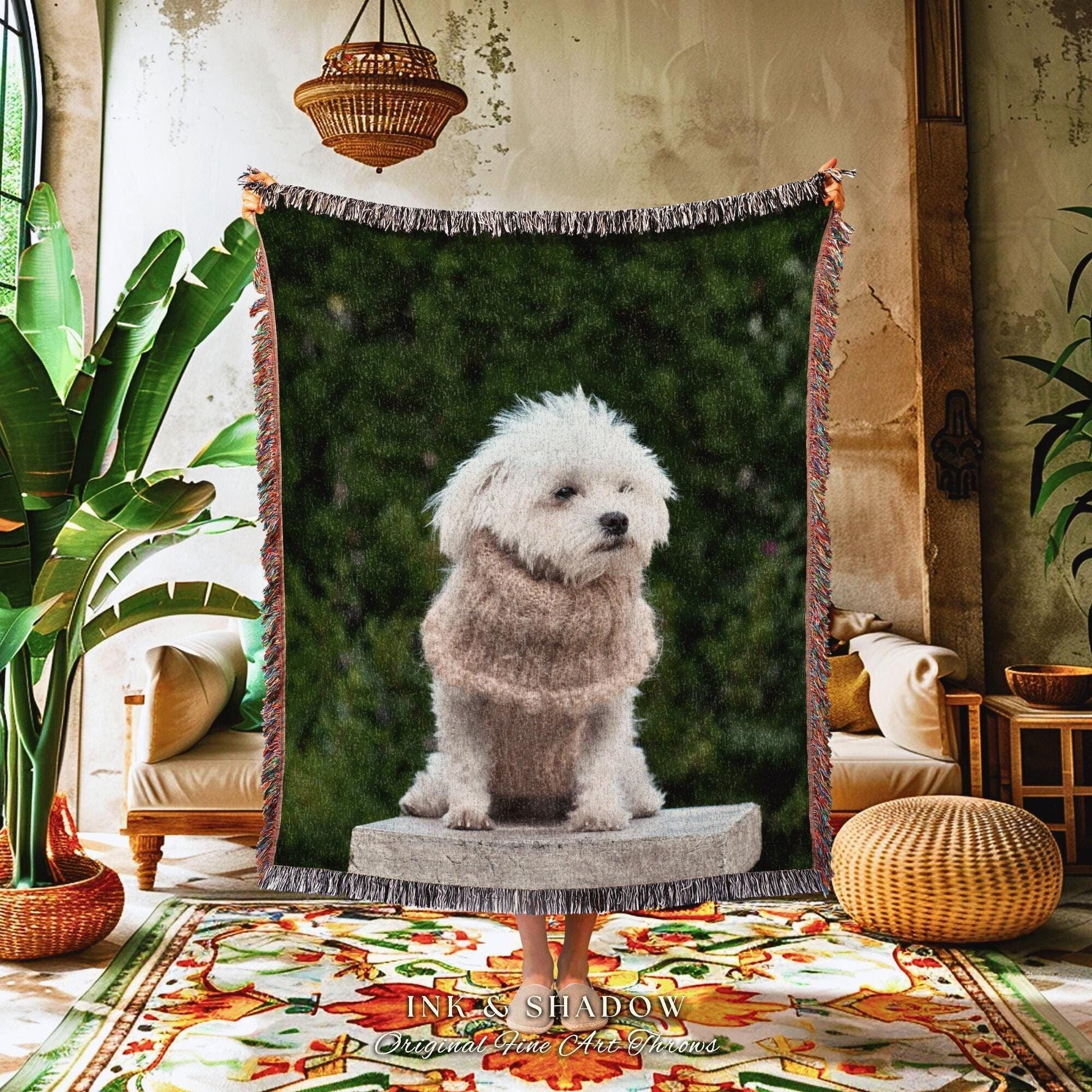Custom Blanket Personalized Gift Make Your Own Custom Gift Design Your Own Personalized Blanket or Custom Tapestry Wall Art Ink & Shadow