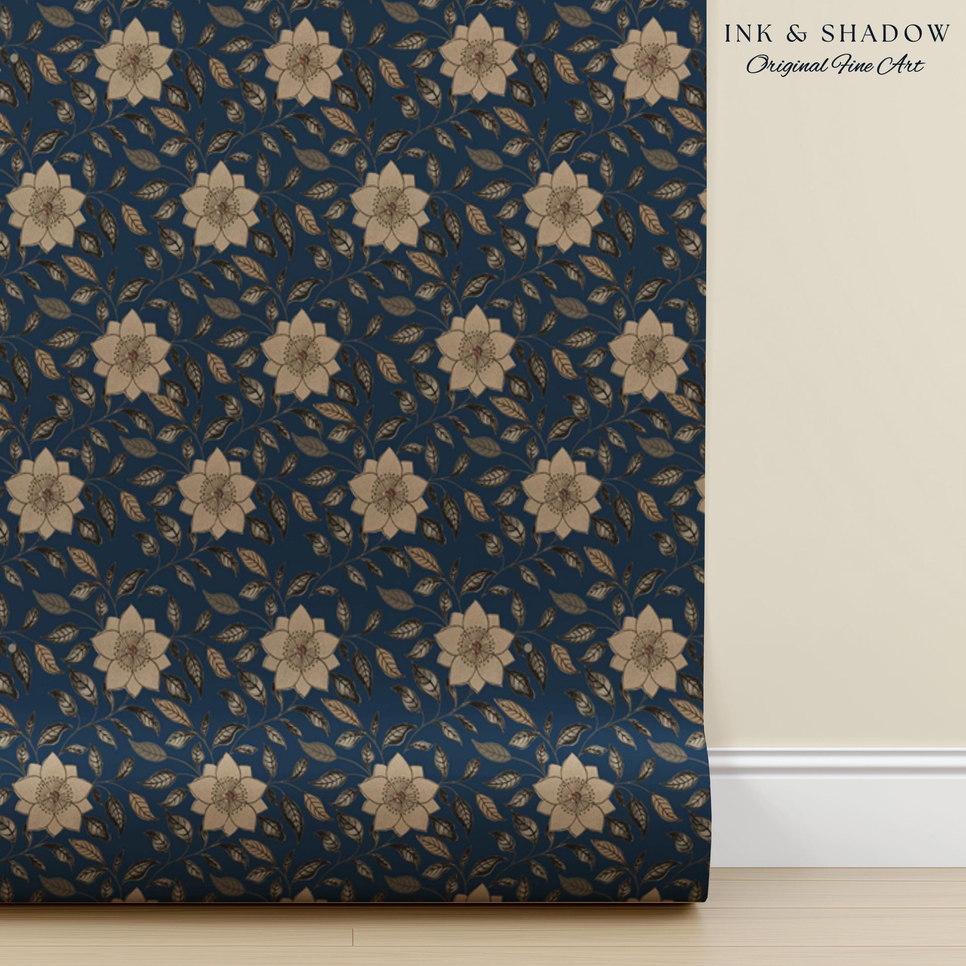Luxury Wallpaper for Elegant Home | French Bedroom Cottagecore Chateau Renter Friendly Peel and Stick Wall Paper Victorian Home Decor