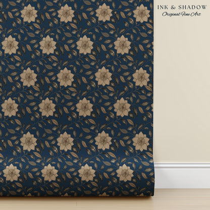 Luxury Wallpaper for Elegant Home | French Bedroom Cottagecore Chateau Renter Friendly Peel and Stick Wall Paper Victorian Home Decor