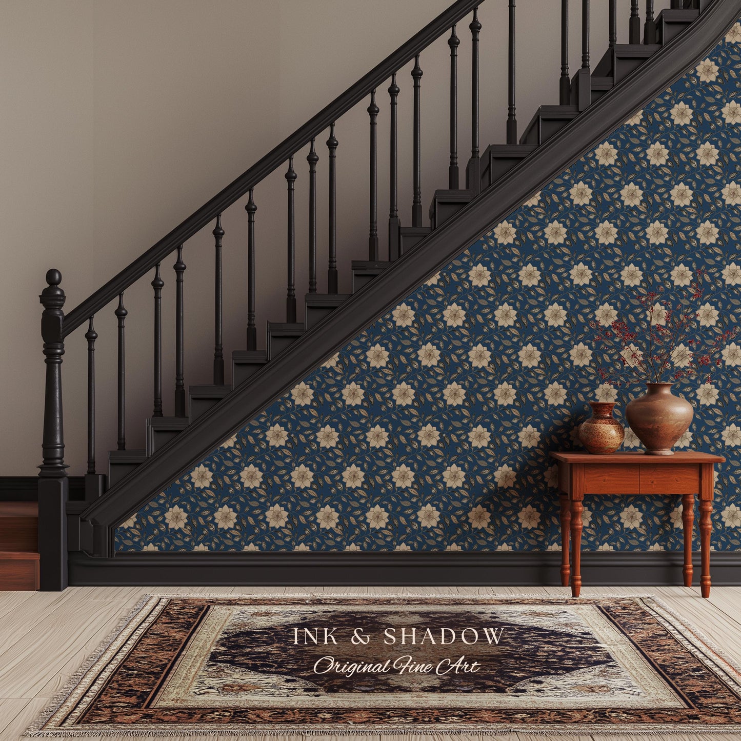 Luxury Wallpaper for Elegant Home | French Bedroom Cottagecore Chateau Renter Friendly Peel and Stick Wall Paper Victorian Home Decor