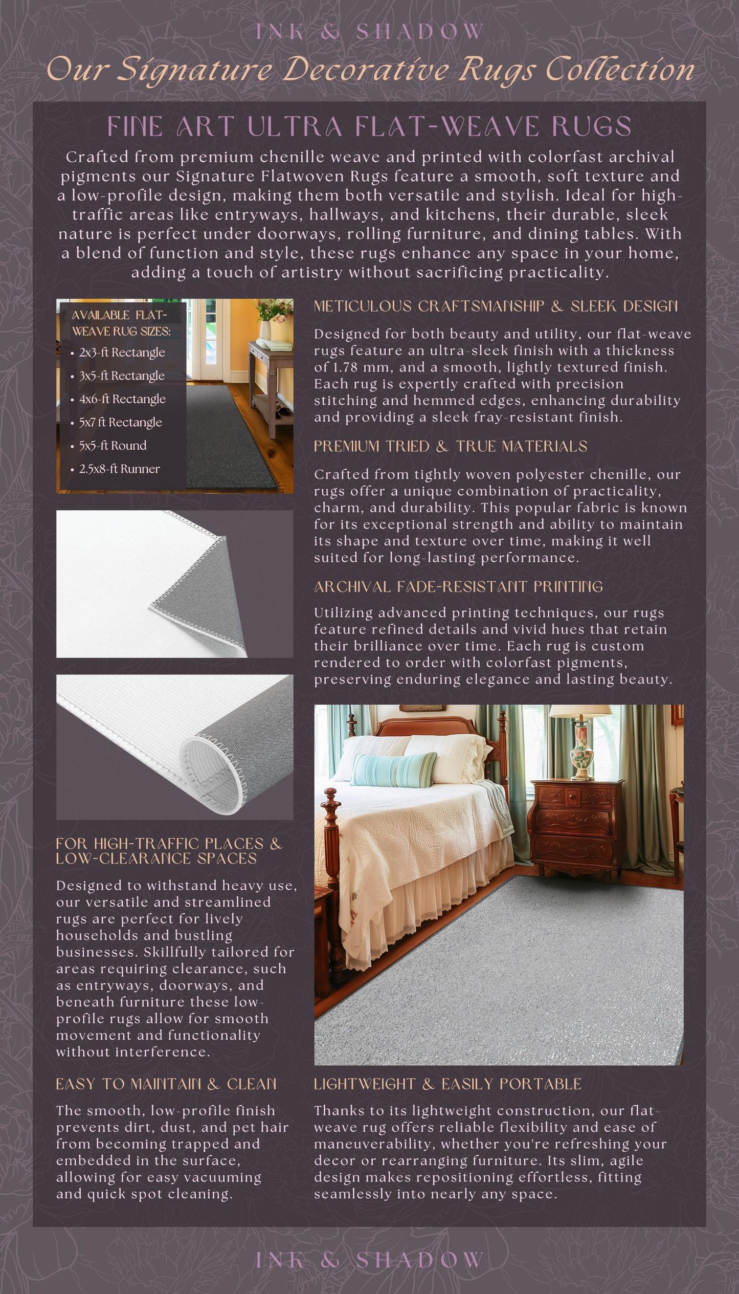a brochure for a furniture store