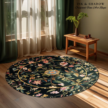Fairy Aesthetic Living Room Rug | Folklore Aesthetic Danish Home Decor Rustic Housewarming Gift Fairycore Bedroom Whimsical Bedroom Accent |