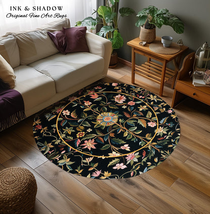Fairy Aesthetic Living Room Rug | Folklore Aesthetic Danish Home Decor Rustic Housewarming Gift Fairycore Bedroom Whimsical Bedroom Accent |