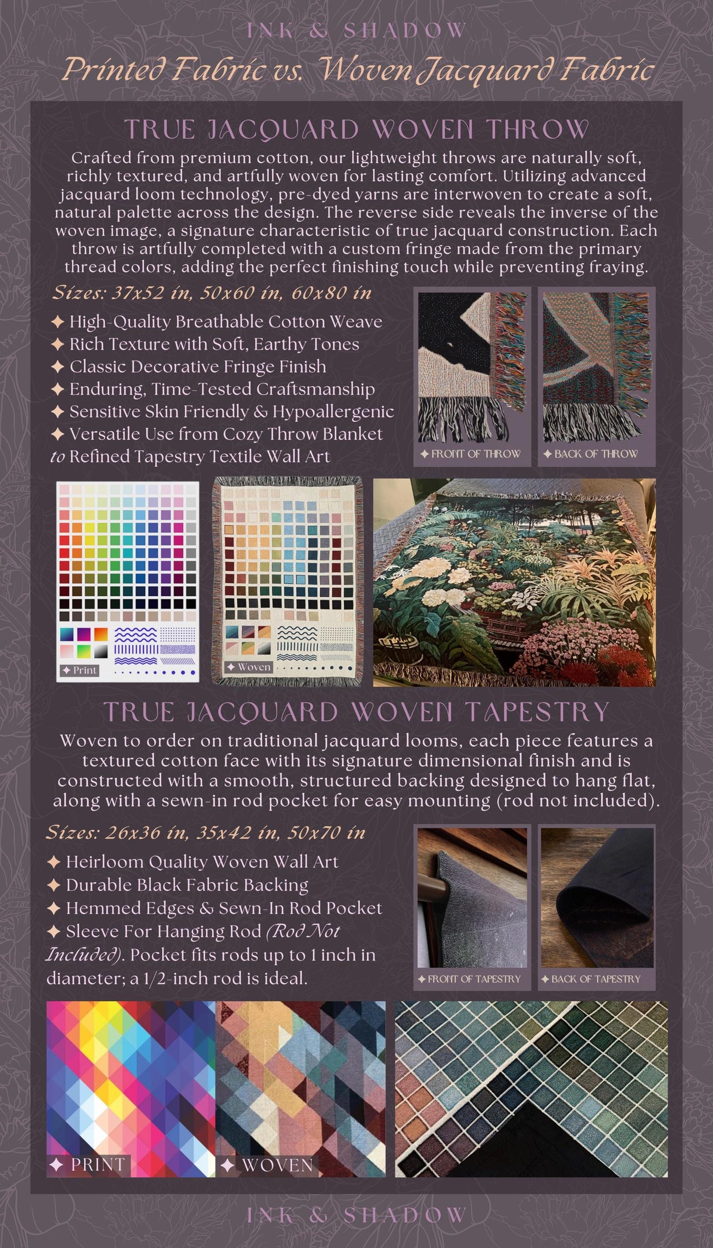 Ethereal Fairytale Fantasy Castle Tapestry | Dark Academia Woodland Fairy Folklore Princess Aesthetic Magical Landscape Forestcore Romantic