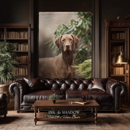 Custom Dog Tapestry from Photo | Personalized Pet Portrait Woven Wall Hanging Throw Blanket | Memorial Keepsake Heirloom Animal Lover Gift